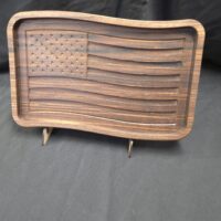 US Flag Tray - Wavy